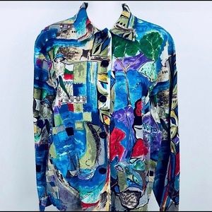 Keren Hart tip XL blue Art Deco